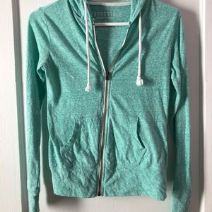 Aeropostale Teal Blue Zip Up Jacket